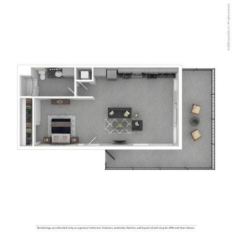 S1 Floor Plan at 810 Ashland, Santa Monica