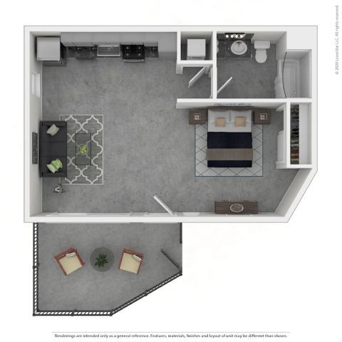 S1 Floor Plan at 810 Ashland, Santa Monica, CA 90405
