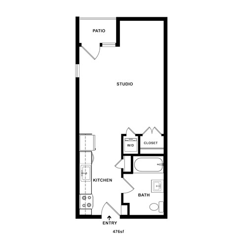 S3 Floor Plan at The Dillon II at Silver Lake, California