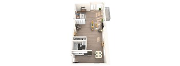 A4 Floor Plan at 2231 S Western, Los Angeles California