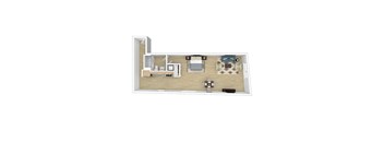S2 Floor Plan at 2221 S Western, Los Angeles California