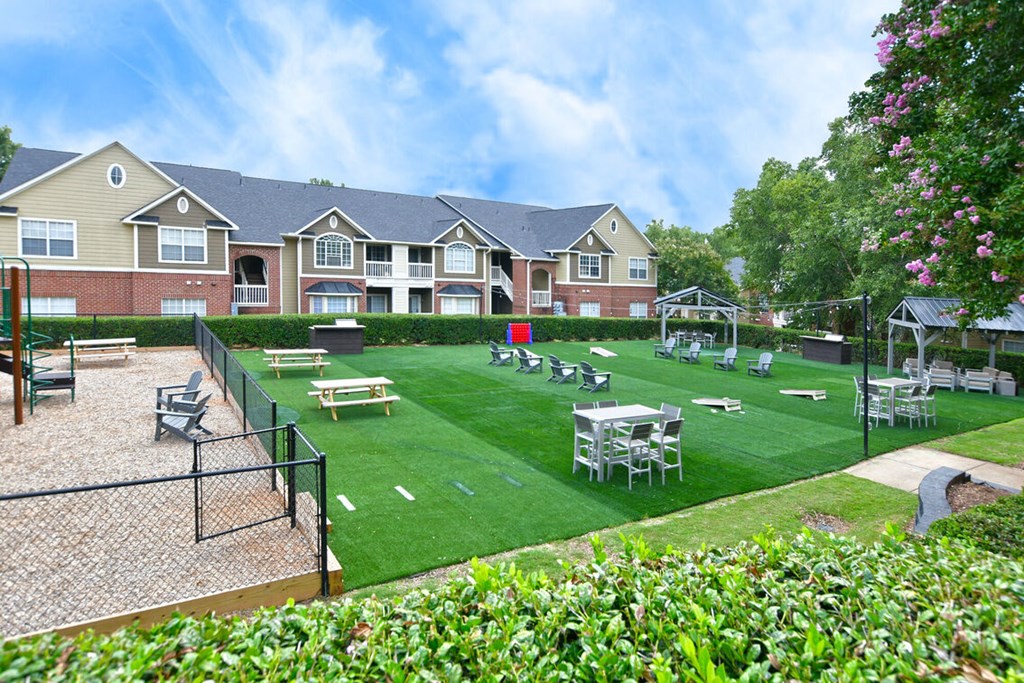 Garden With Picnic Area at Braxton Woods Lake, Greenville South Carolina