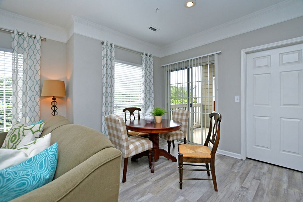 Dining Area at Braxton Woods Lake, Greenville South Carolina