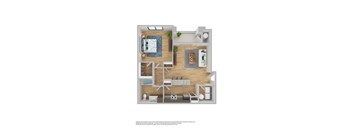 1 bed 1 bath A at The Banks at Bridgewater Apartments, Little River