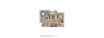 2 bed 2 bath at The Banks at Bridgewater Apartments, South Carolina