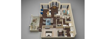 Ellenborough Floor Plan at Braxton Woods Lake, South Carolina, 29607