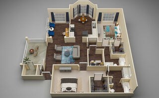 Ellenborough Floor Plan at Braxton Woods Lake, South Carolina, 29607