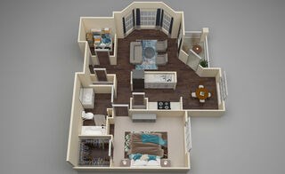 Somerville Floor Plan at Braxton Woods Lake, Greenville