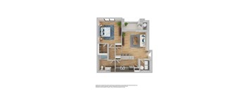 1 bed 1 bath at The Banks at Bridgewater Apartments, South Carolina, 29566