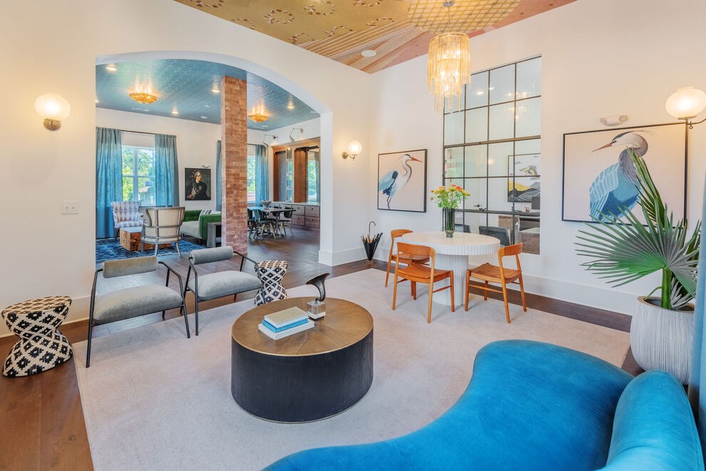 Community Room at Riverside Flats at Aberfoyle Village, Belmont, NC 28012