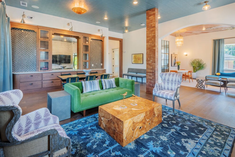 Clubroom With Kitchen at Riverside Flats at Aberfoyle Village, Belmont North Carolina