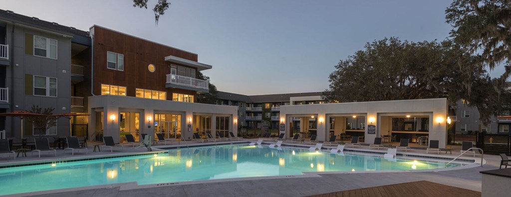Twilight Pool at Mariner Grove, Savannah, GA, 31404