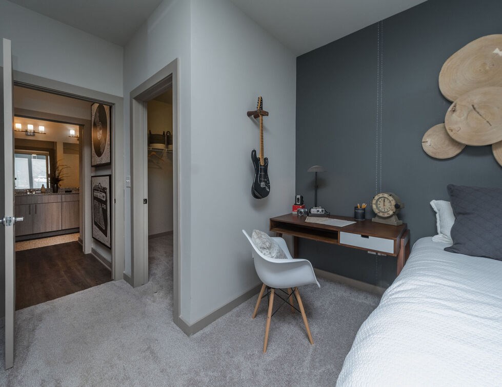 Bedroom With Desk at Mariner Grove, Savannah, GA