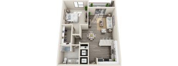 A2 Floor Plan at Mariner Grove, Savannah, Georgia