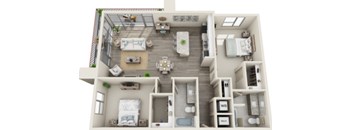 B6 Floor Plan at Mariner Grove, Savannah