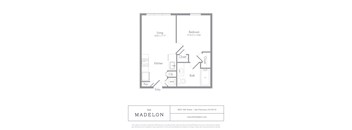 A floor plan for a property located at 2823 18th Street, San Francisco, CA 94110 is displayed.