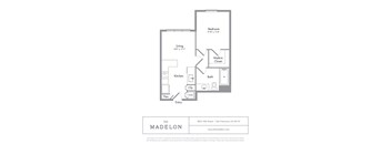 A floor plan for a property located at 2823 18th Street, San Francisco, CA 94110.