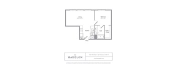 A floor plan for a property located at 2823 18th Street in San Francisco, CA.
