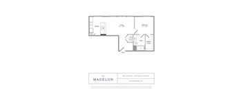 A floor plan of an apartment in San Francisco, CA is shown.