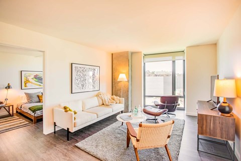 Living Room at Ansel, 1699 Market Street, San Francisco, CA 94103