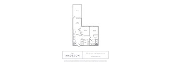 A floor plan for a property located at 2823 18th Street, San Francisco, CA 94110.