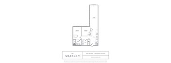 A floor plan for a property located at 2823 18th Street in San Francisco, CA.