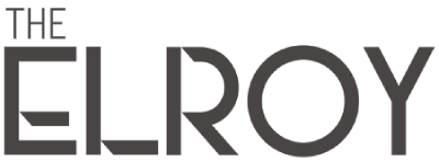 The image shows the text "THE ELROY" in large, bold letters.