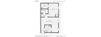 A floor plan for a 2nd floor with a total area of 619.79 sq ft and 7 rooms.