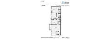 A floor plan for an apartment provided by Magicplan.