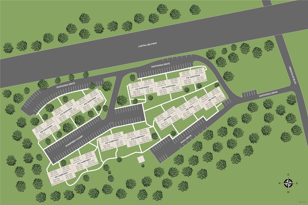A map shows a layout of a residential area with streets and plots.