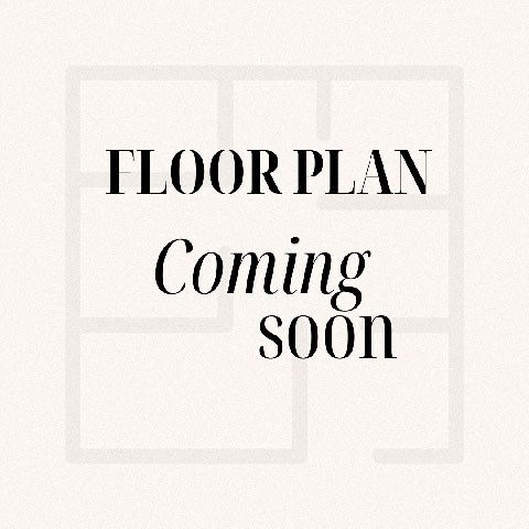 A sign that says "FLOOR PLAN Coming soon" is displayed.