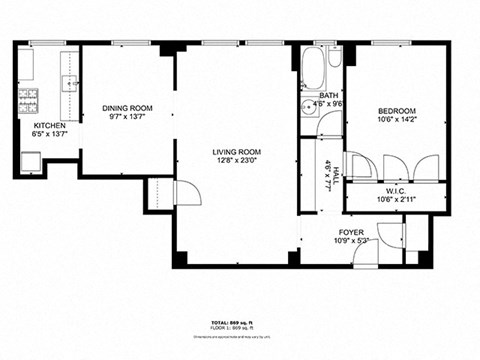 A black and white image of a floor plan for a house.