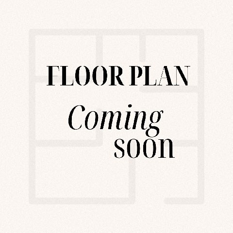 A sign that says "FLOOR PLAN Coming soon" is displayed.