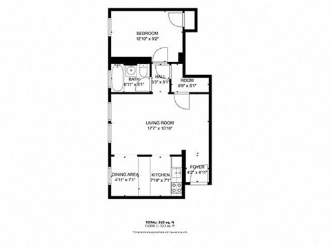 A black and white image of a floor plan for a 232 square meter apartment.