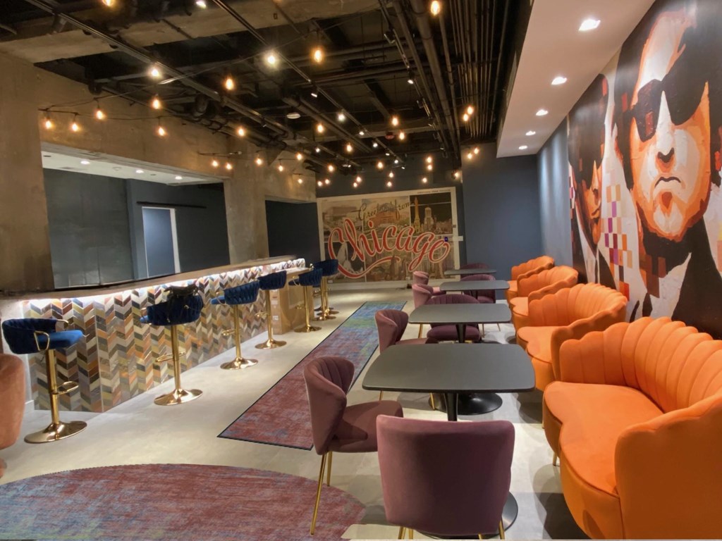 Party Room With Lounge at The Nest at Lincoln Park West, Illinois