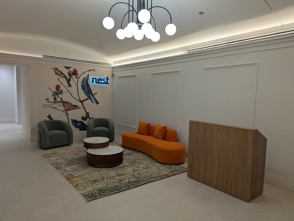 Lobby at The Nest at Lincoln Park West, Chicago, IL 60614