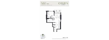 A Floor Plan at Citizen on Jasper, Alberta