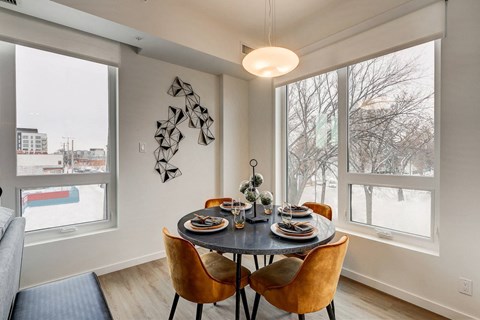 Well Lite Dining Room at Southpark on Whyte, Edmonton, T6E 3S3