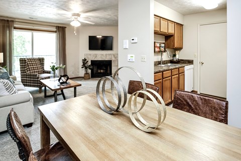 Dining Space at The Pointe, Nebraska