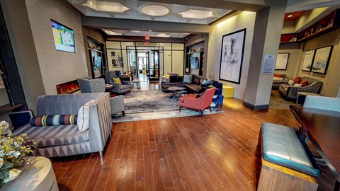 Clubhouse With Ample Sitting at Civic at Frisco Square Apartments, Frisco, 75034