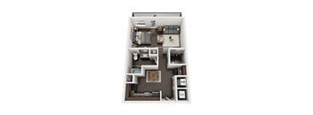 S3 floor plan at Civic at Frisco Square Apartments, Texas