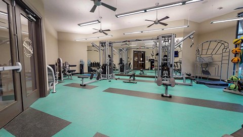 State Of The Art Fitness Center at Civic at Frisco Square Apartments, Frisco, TX, Texas