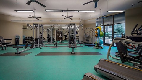 Health And Fitness Center at Civic at Frisco Square Apartments, Frisco, Texas