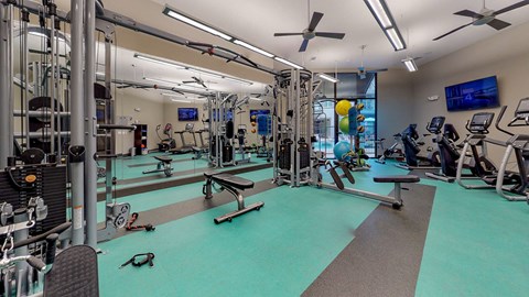 World-Class Fitness Center at Civic at Frisco Square Apartments, Frisco, TX, Texas, 75034
