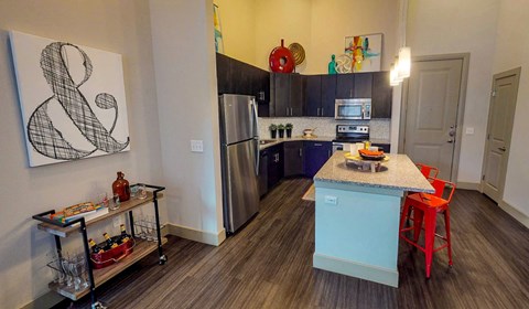 Fully Equipped Kitchen at Civic at Frisco Square Apartments, Texas, 75034