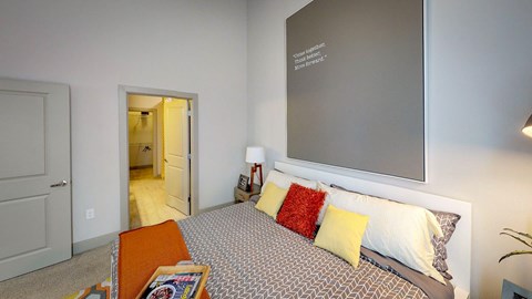 Comfortable Bedroom With Large Closet at Civic at Frisco Square Apartments, Frisco, TX, Texas, 75034