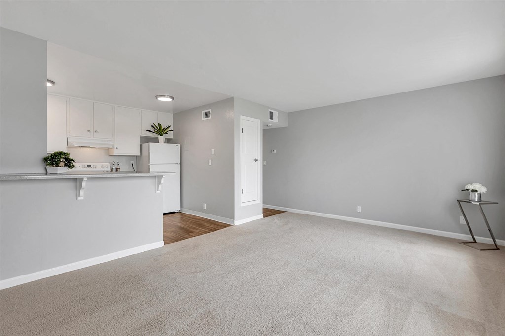 Corner view of the living space