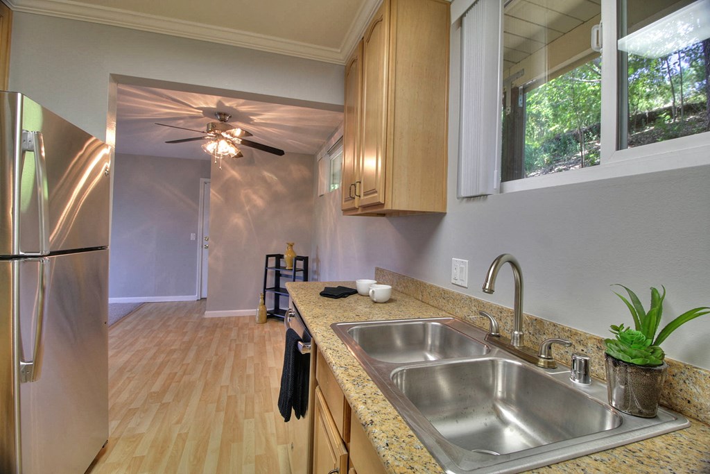 Sink With Faucet at Maison Massol, Los Gatos, California