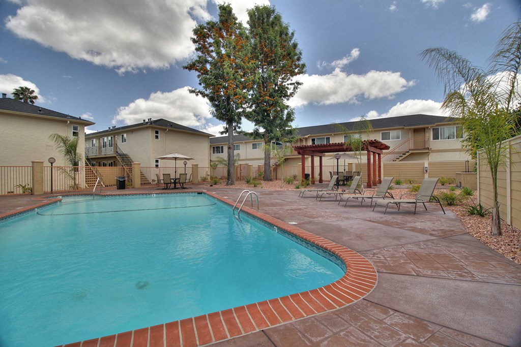Swimming Pool view at South Mary Place, California