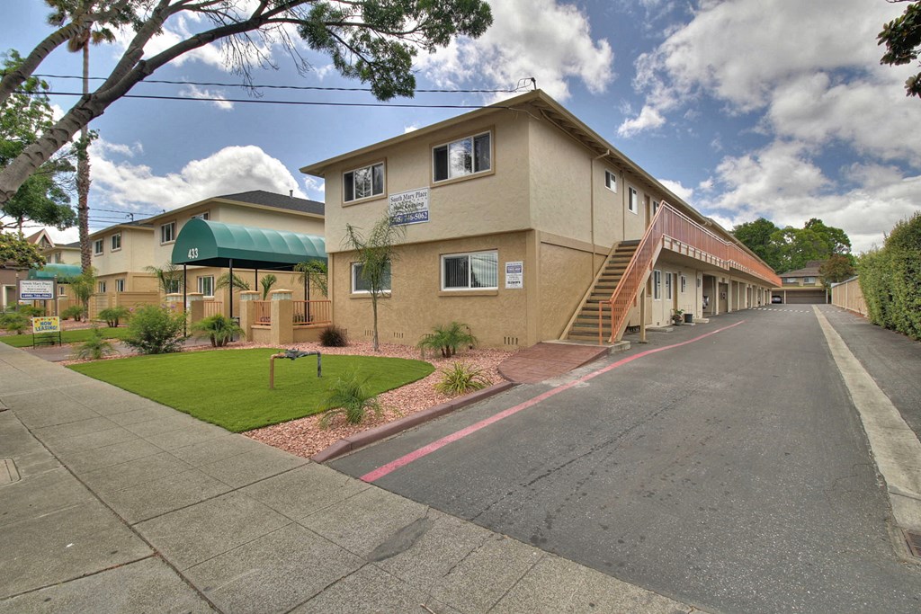 Street side view at South Mary Place, California, 94086